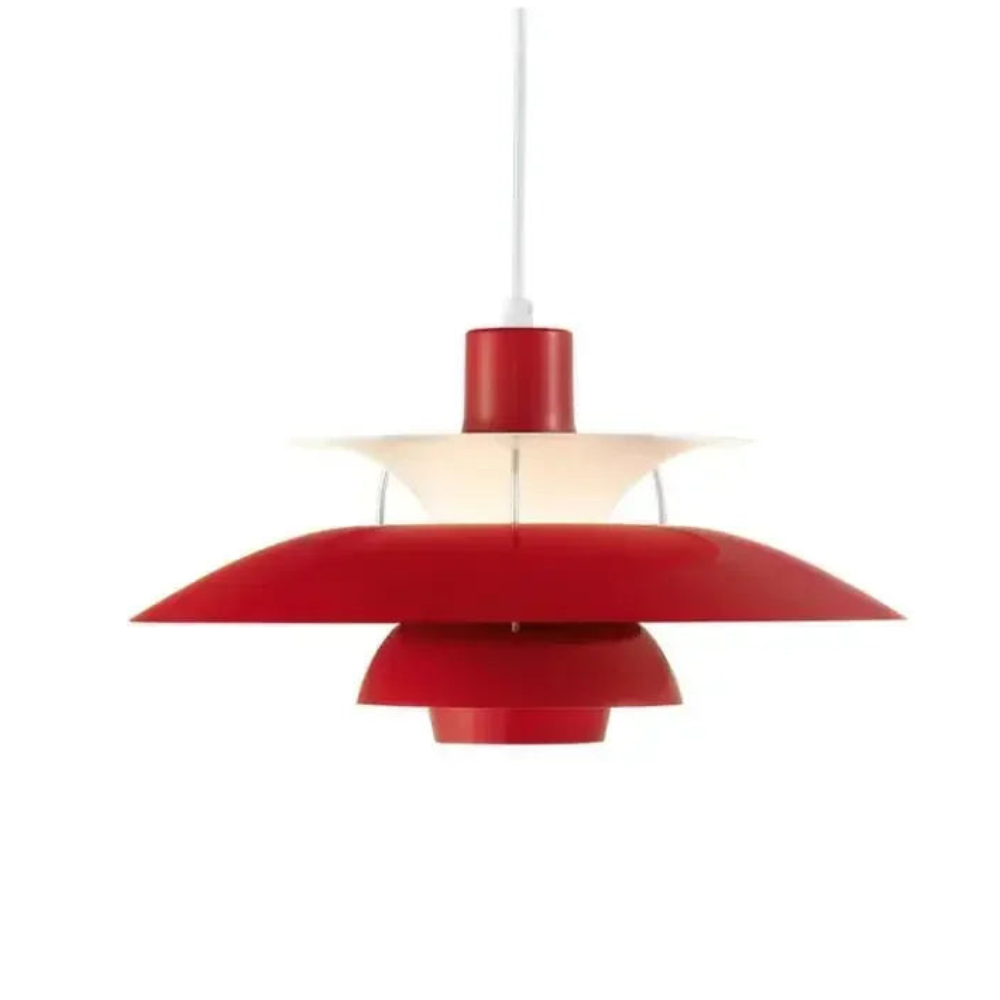 Gradient LED Pendant Light for Living Room | Danish Design Ceiling Chandelier for Kitchen Decor