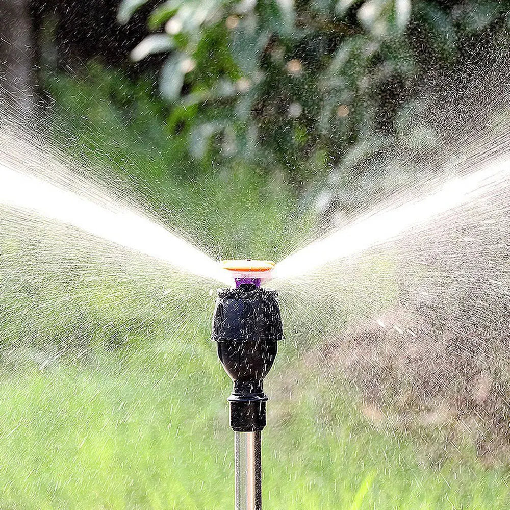 Garden Automatic Rotating Sprinkler System | Retractable Tripod Design