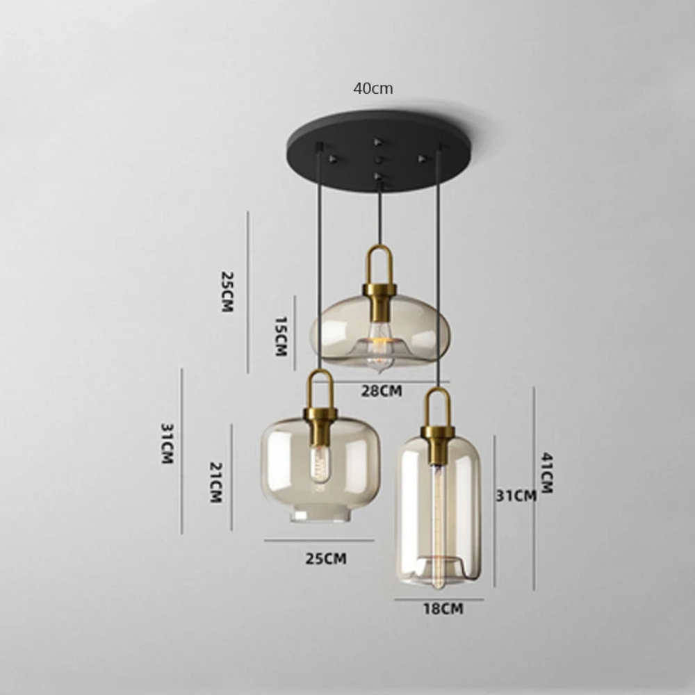 Pendant Light for Kitchen | Nordic Loft-Style Hanging Lamp for Industrial Interiors