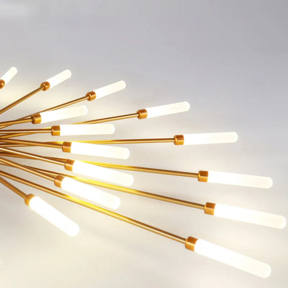 Living Room Modern LED Ceiling Light Fixture | Nordic Fireworks Chandelier