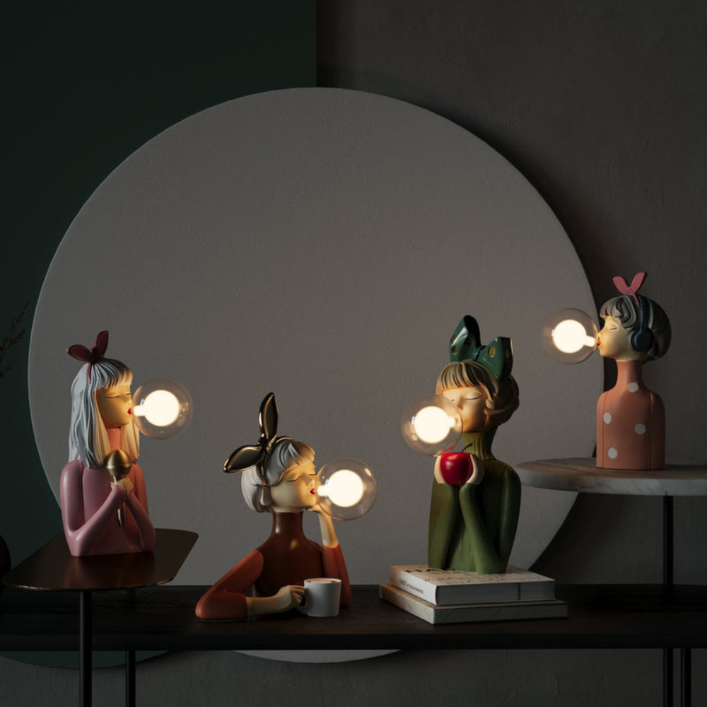 Living Room Elegant Table Lamp | Unique Design Bedside Lamps