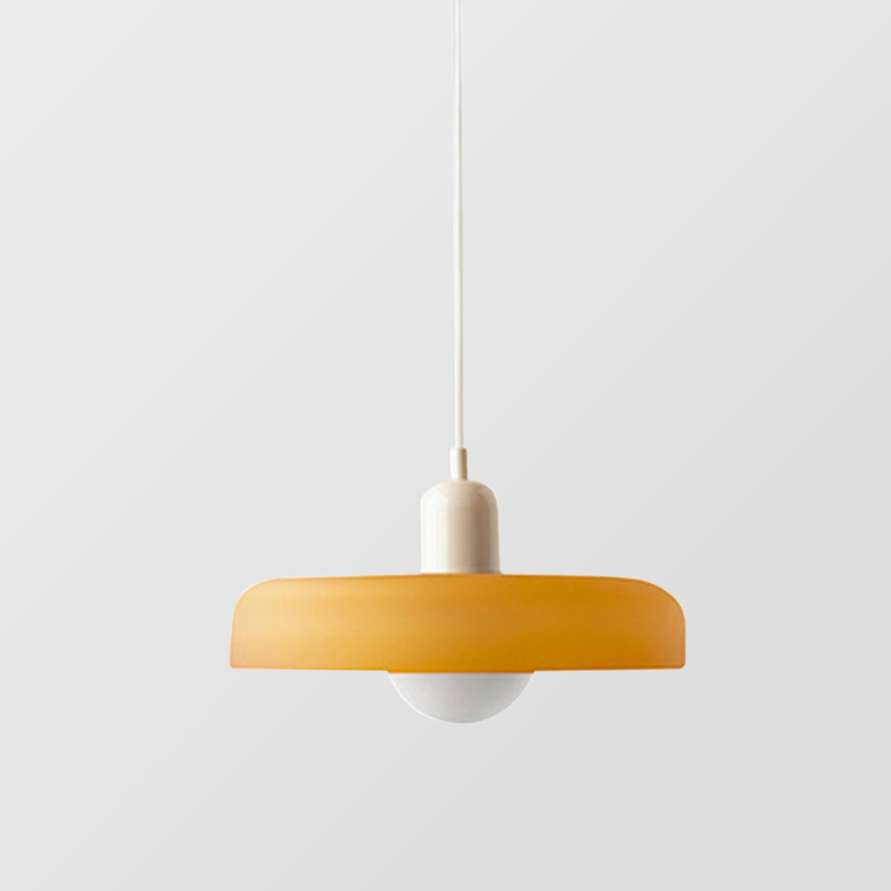 Dining Room Modern Pendant Light | Bauhaus Glass Halo