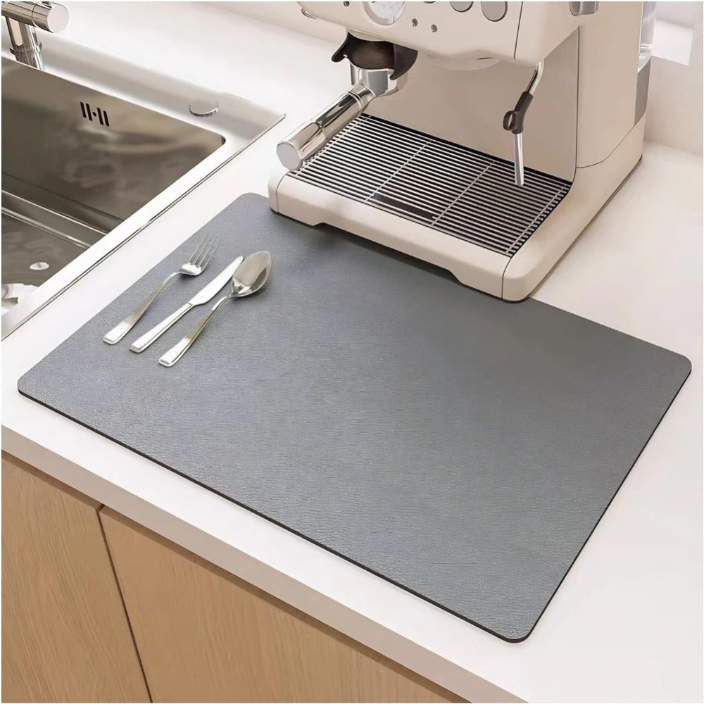 Kitchen Highly Absorbent Dish Drying Mat | Quick Dry Design