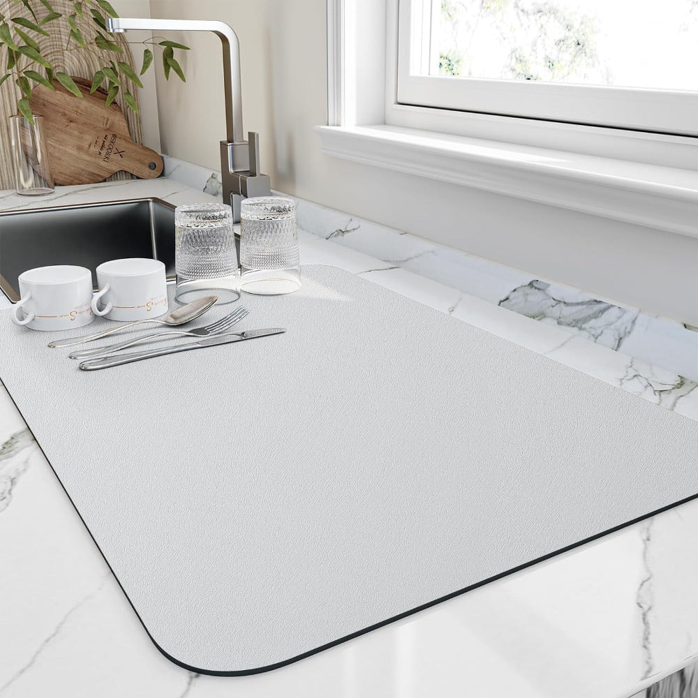 Kitchen Highly Absorbent Dish Drying Mat | Quick Dry Design