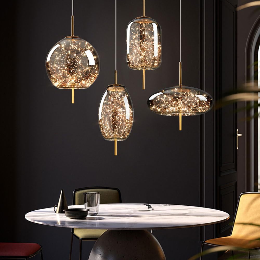 Pendant Light | Transparent Cylinder Fixture