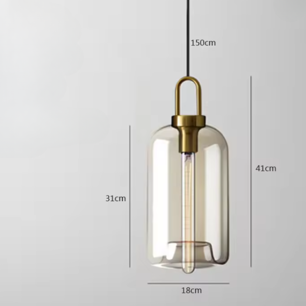 Pendant Light for Kitchen | Nordic Loft-Style Hanging Lamp for Industrial Interiors