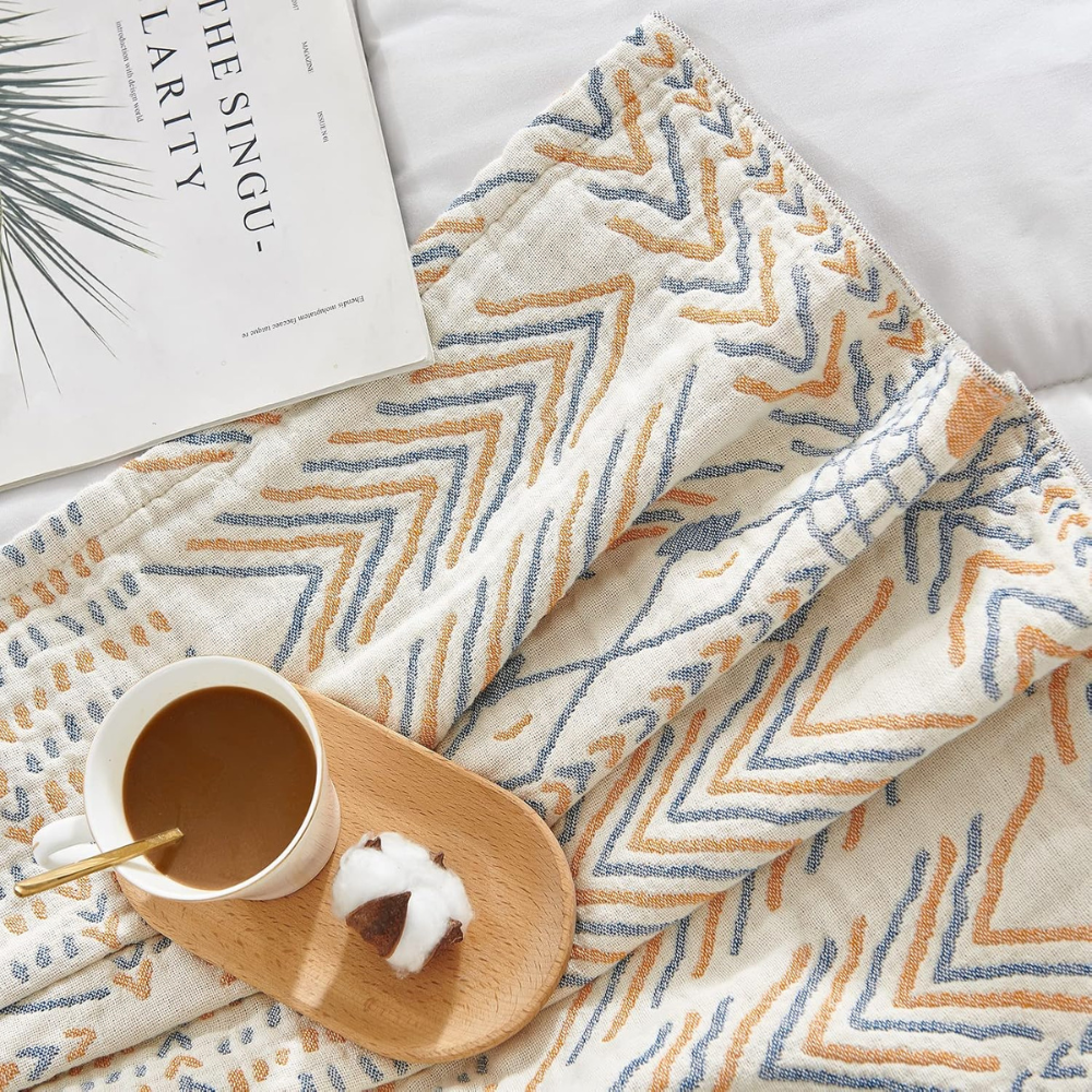 Living Room Chic Throw Blanket | Reversible Design for Versatile Styling