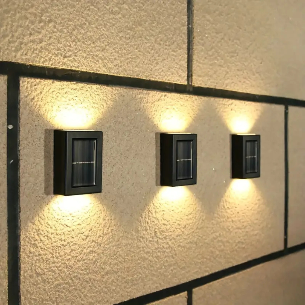 Garden Solar LED Wall Lights | Automatic Outdoor Lighting