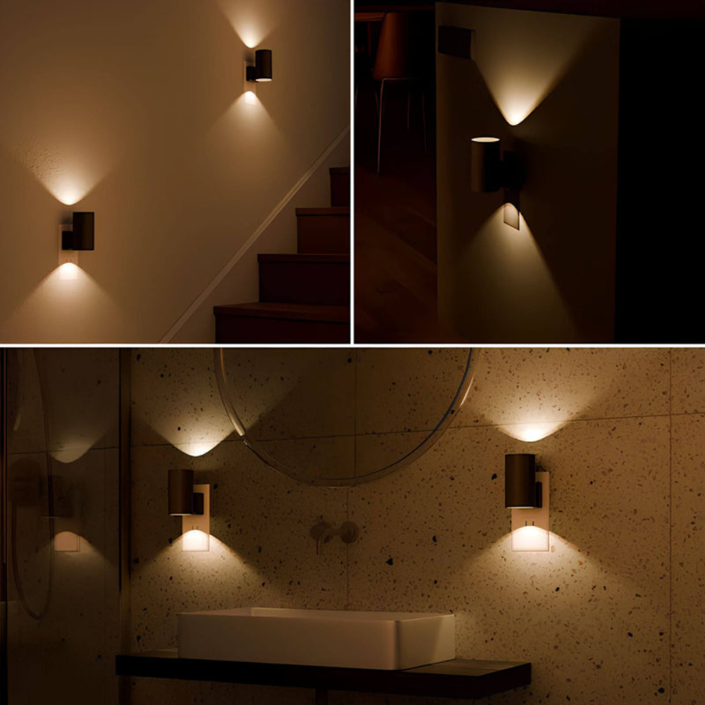 Bedroom Dimmable LED Night Light | Compact Twilight Sensor Lamp
