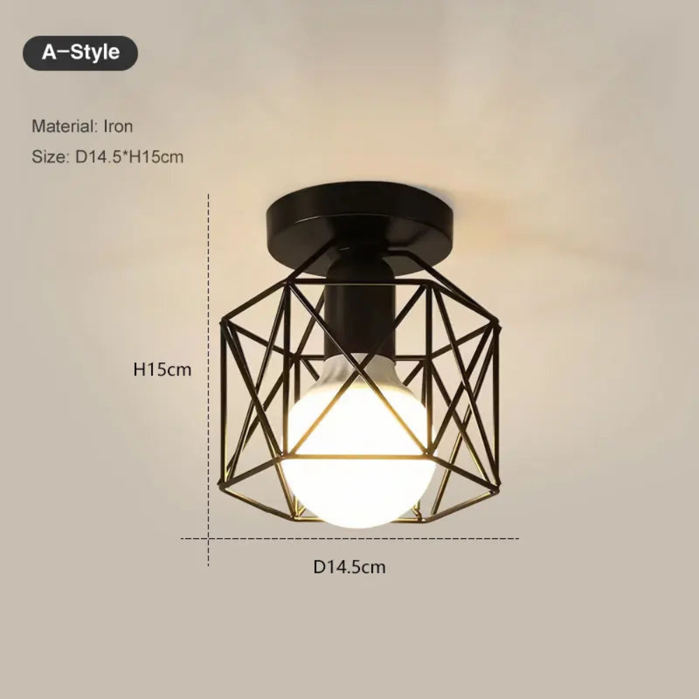 Ceiling Light | Vintage Fixture for Hallways and Foyers