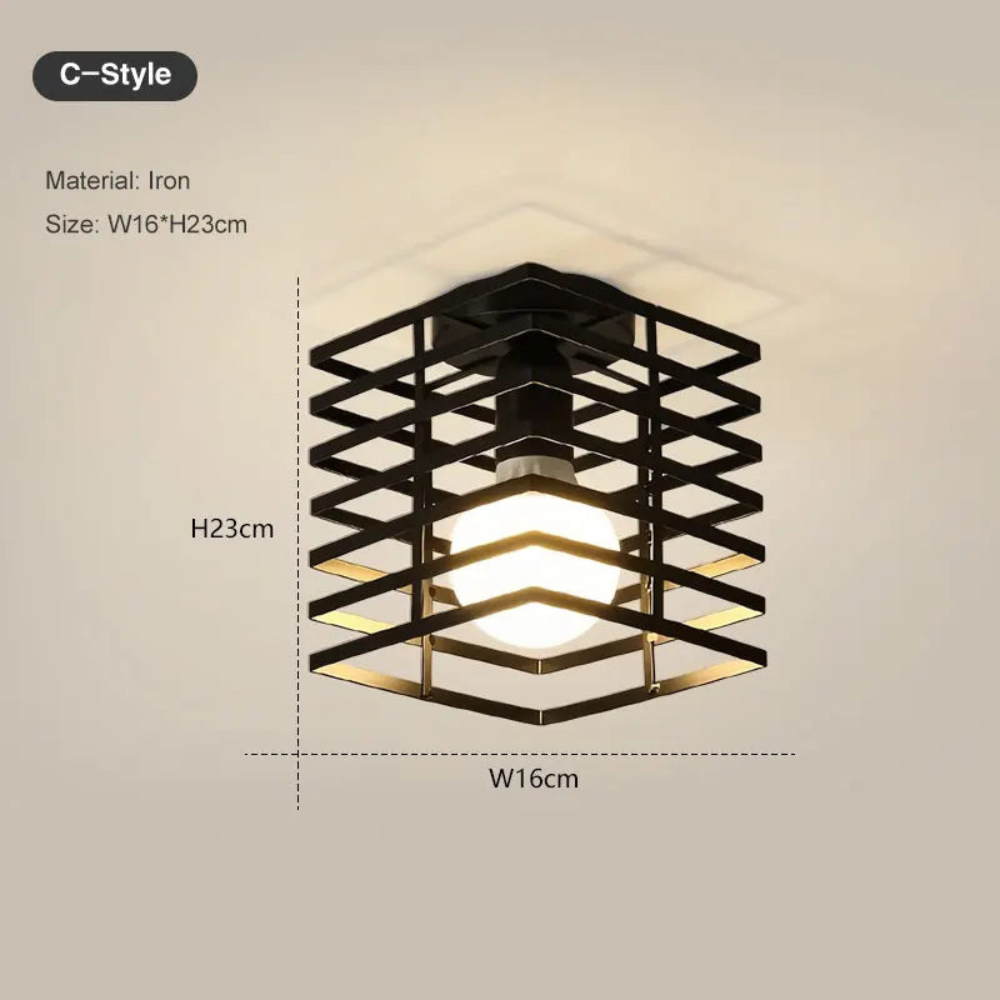 Ceiling Light | Vintage Fixture for Hallways and Foyers