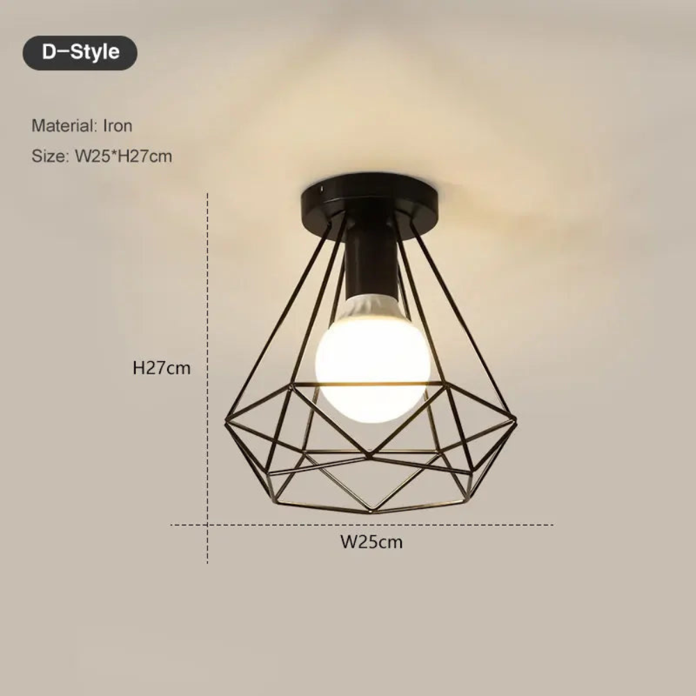 Ceiling Light | Vintage Fixture for Hallways and Foyers