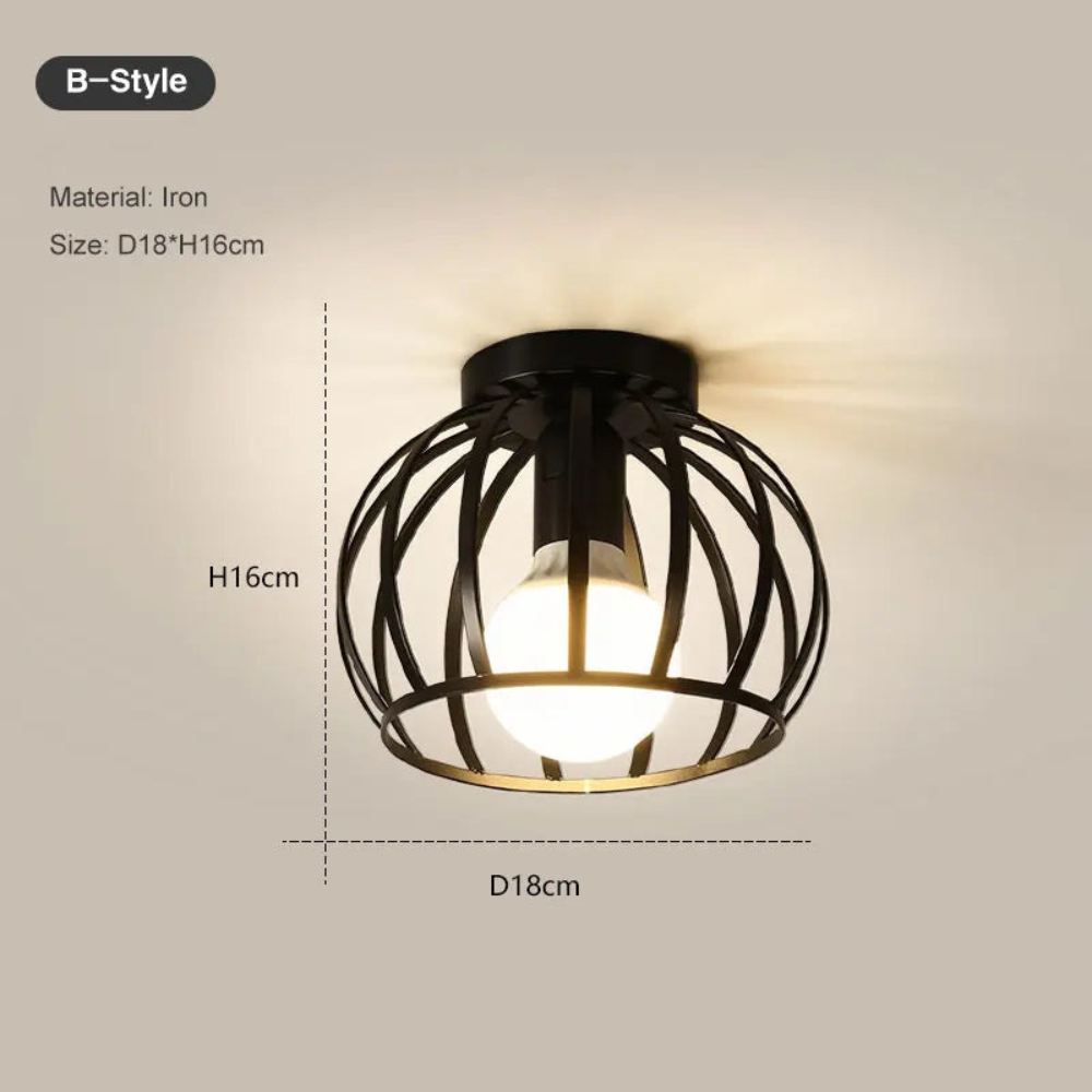 Ceiling Light | Vintage Fixture for Hallways and Foyers