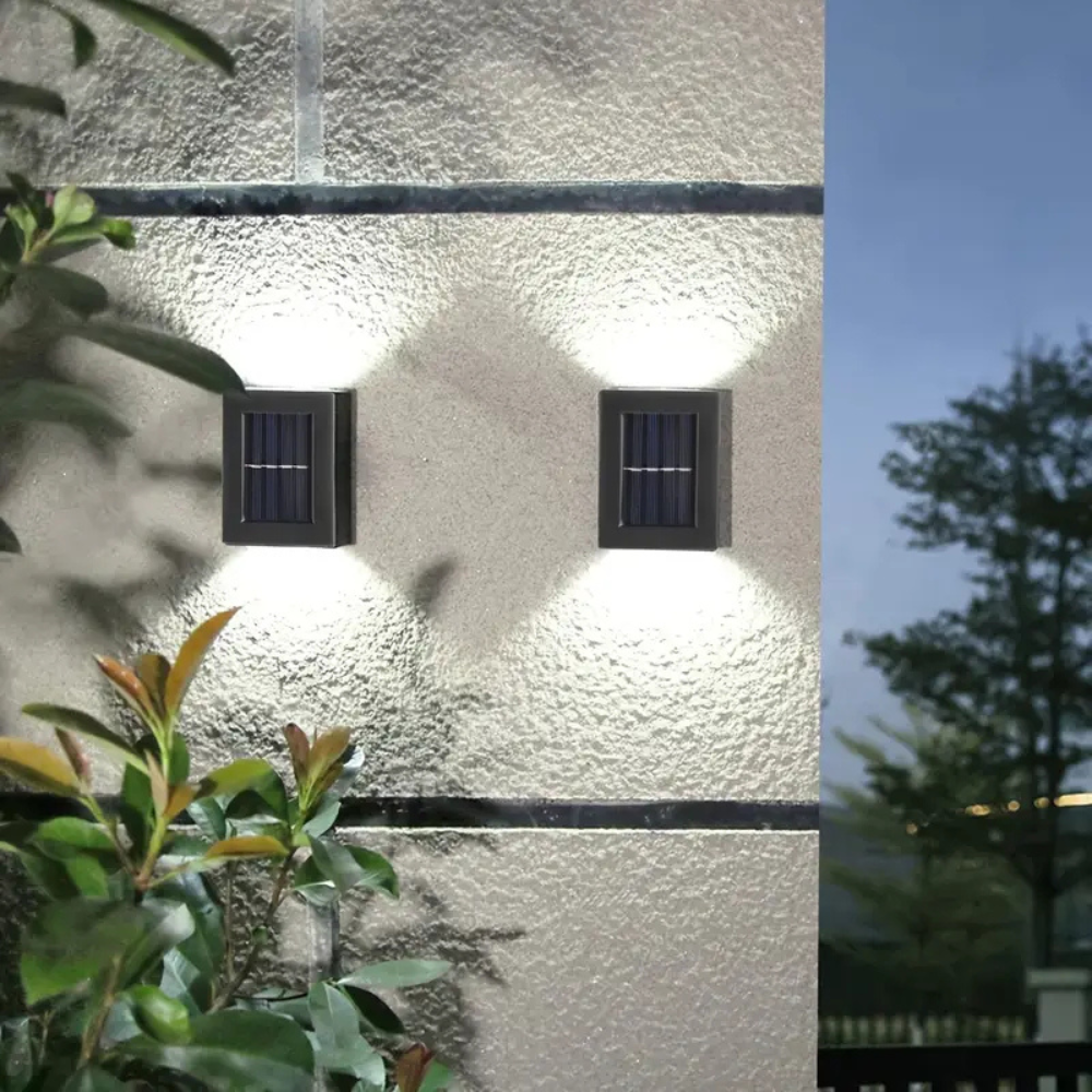 Garden Solar LED Wall Lights | Automatic Outdoor Lighting