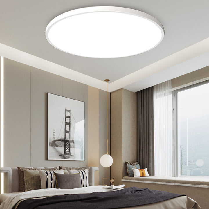 Bedroom Minimalist Ceiling Light | Round LED Flush