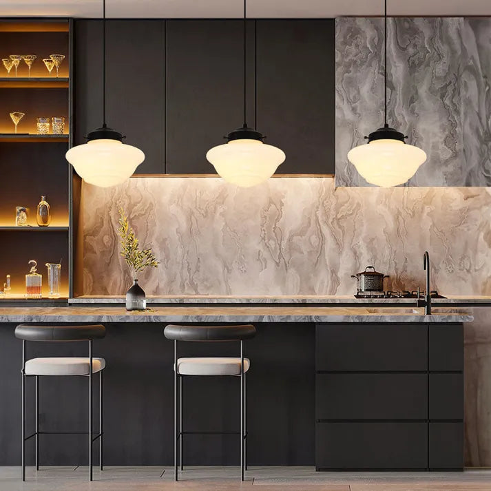 Pendant Light | Frosted Dome Ceiling Lamp