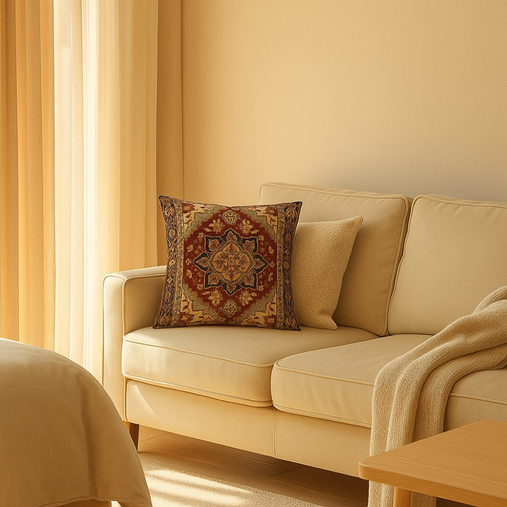 Living Room Ethnic Cushion Cover | Moroccan Inspired Design