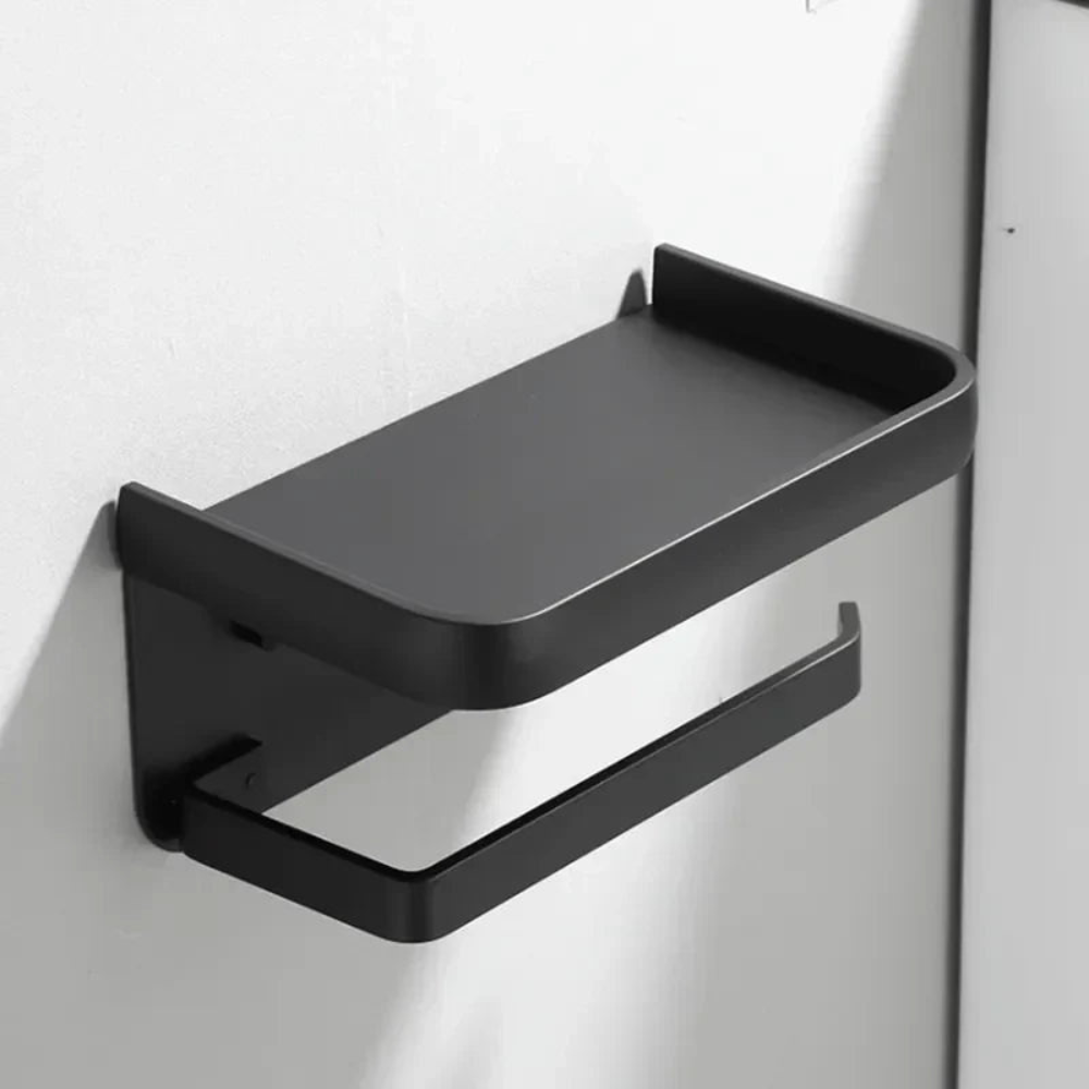 Bathroom Modern Toilet Roll Holder Stand | Storage Solution