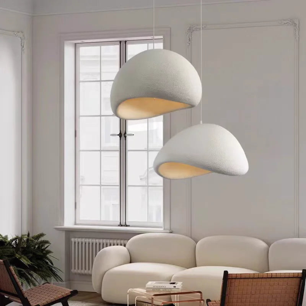 Pendant Light | Wabi-Sabi Style Hanging Fixture for Dining and Living Areas