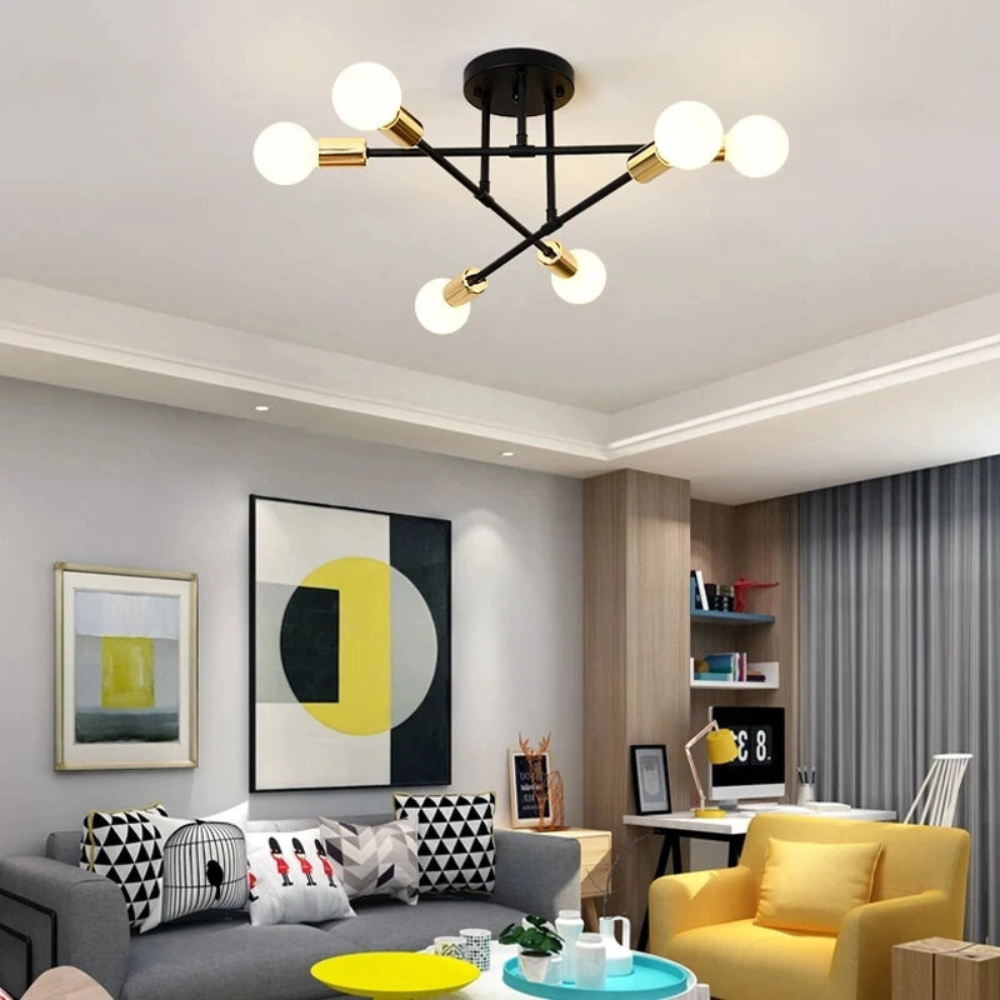 Ceiling Light | Nordic Minimalist Fixture for Living Rooms and Bedrooms