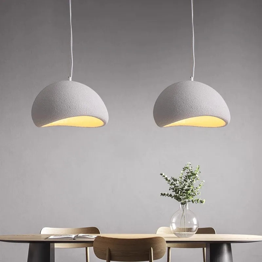 Pendant Light | Wabi-Sabi Style Hanging Fixture for Dining and Living Areas