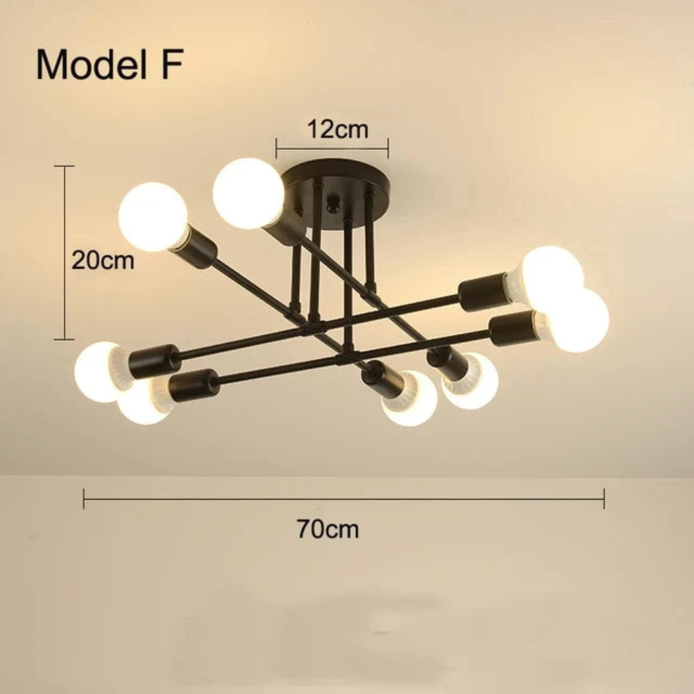 Ceiling Light | Nordic Minimalist Fixture for Living Rooms and Bedrooms