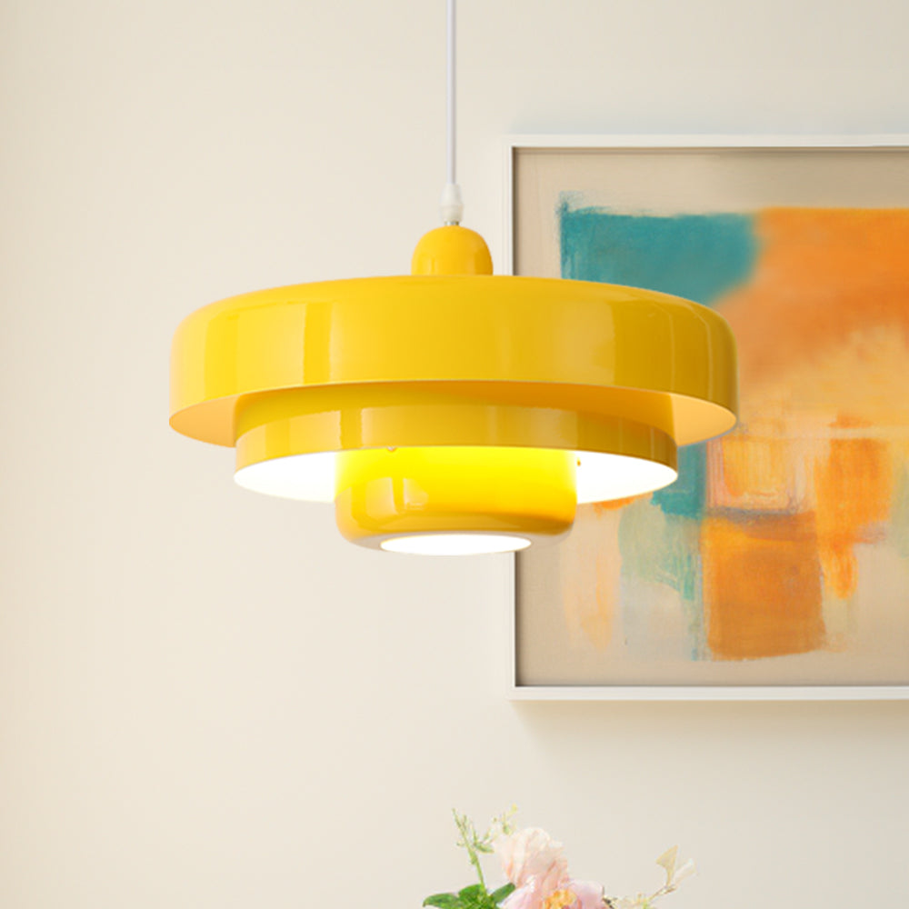 Dining Room Modern Pendant Light | Mid-Century Round