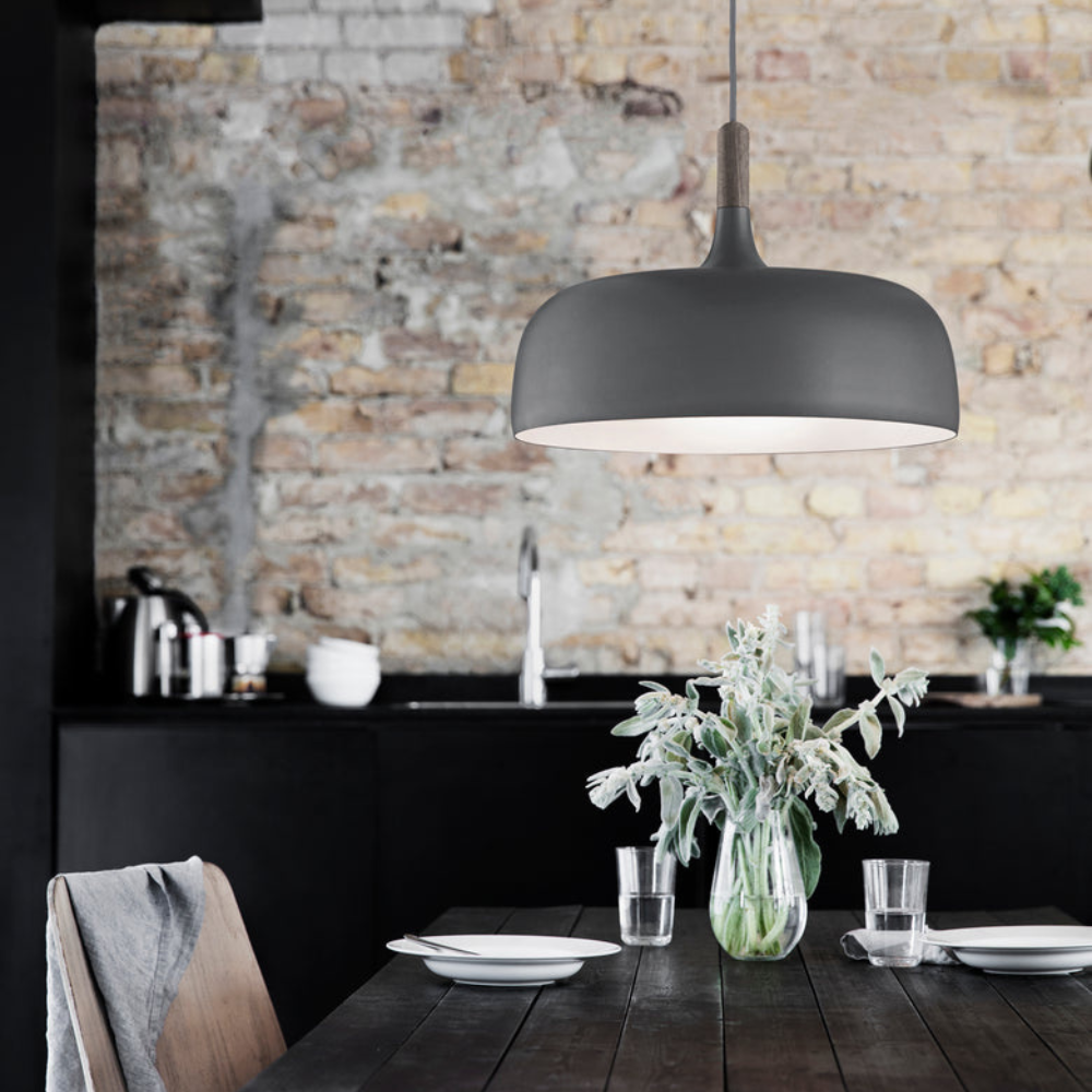 Living Room Black Pendant Light | Modern Nordic Design