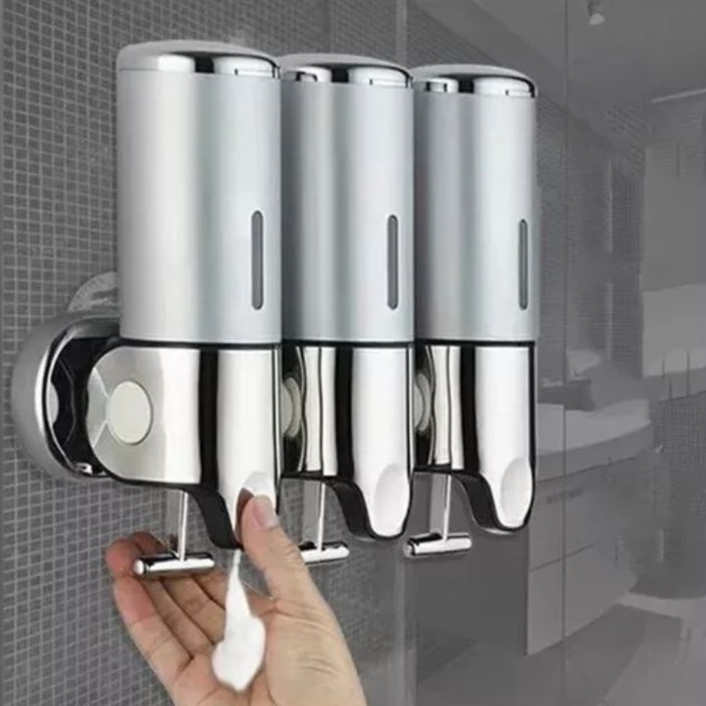 Bathroom Minimalist Wall Mounted Soap Dispenser Set | Modern Design