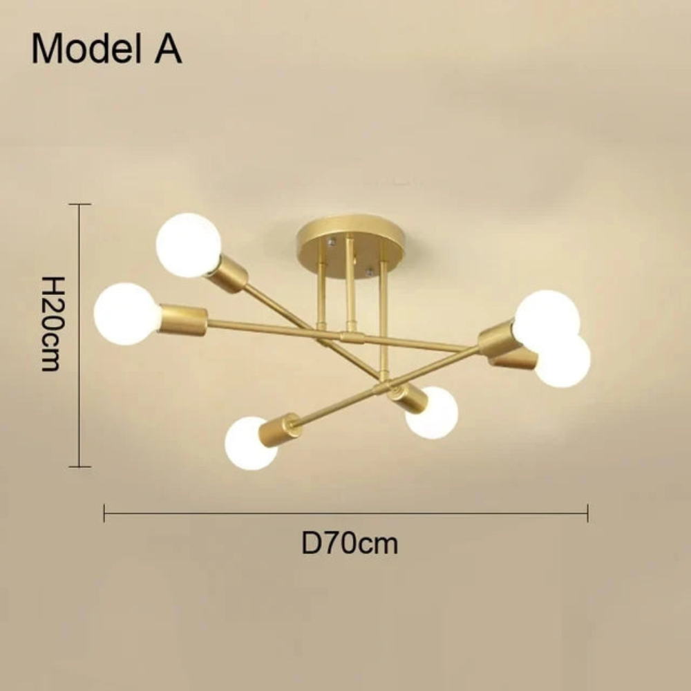 Ceiling Light | Nordic Minimalist Fixture for Living Rooms and Bedrooms
