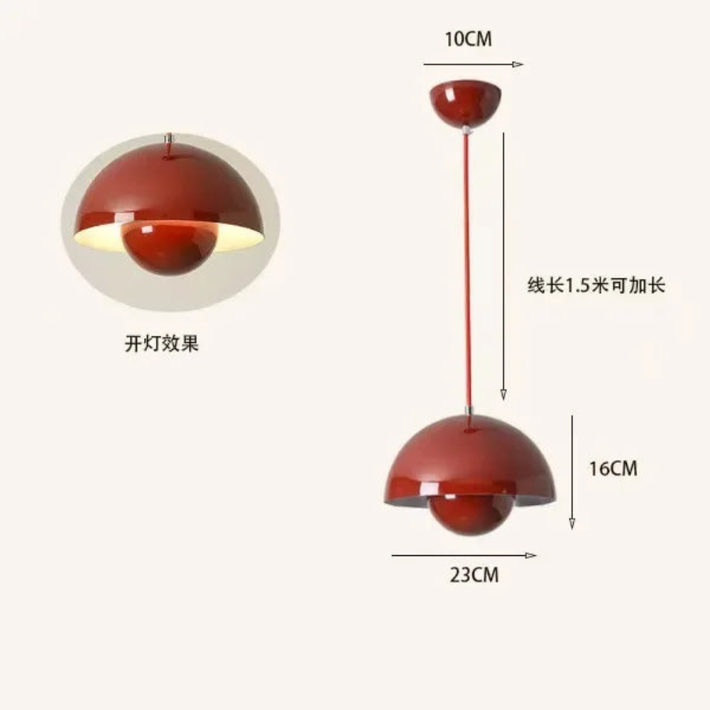 Modern Bud Pendant Light | Creative Ceiling Fixture for Bedroom or Study