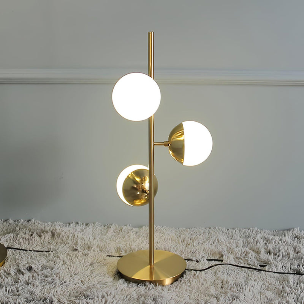 Flow Form Floor Lamp | Sculptural Design with Natural Branching Lines