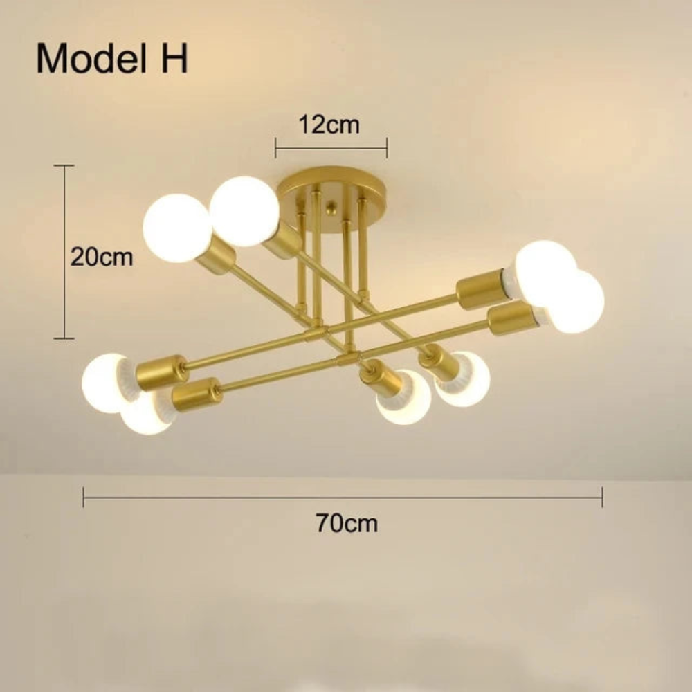 Ceiling Light | Nordic Minimalist Fixture for Living Rooms and Bedrooms