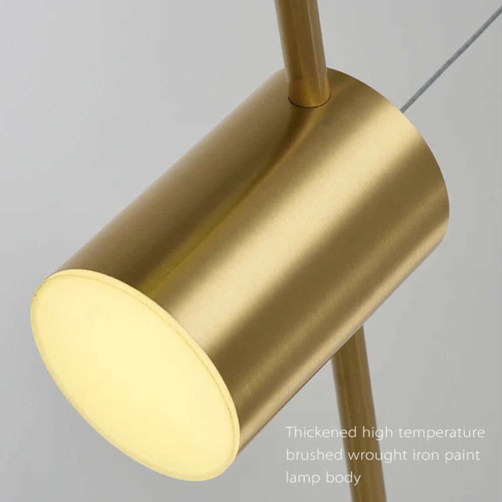 Modern Ceiling Chandelier | Dimmable LED Pendant Light for Living Room and Dining Area