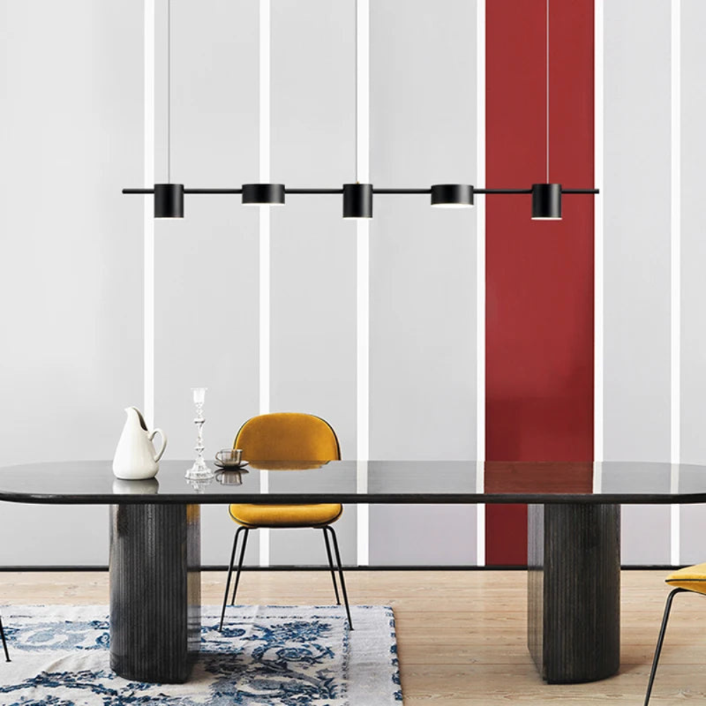 Modern Ceiling Chandelier | Dimmable LED Pendant Light for Living Room and Dining Area
