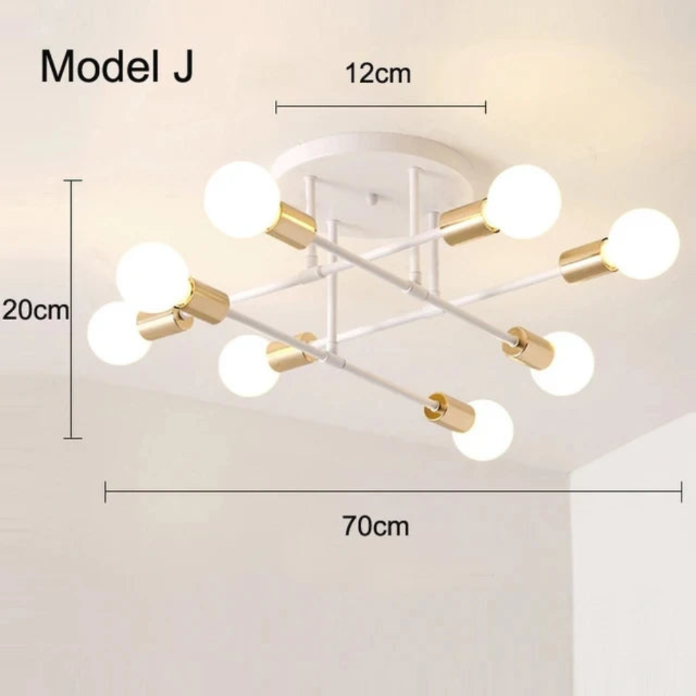 Ceiling Light | Nordic Minimalist Fixture for Living Rooms and Bedrooms