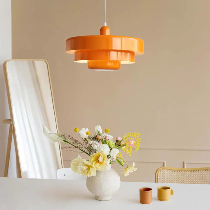 Dining Room Modern Pendant Light | Mid-Century Round
