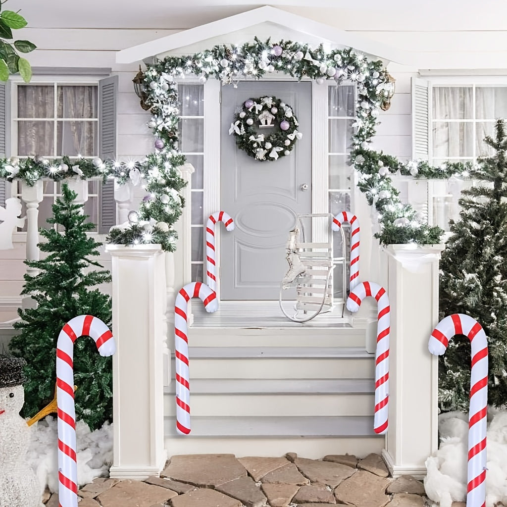 Outdoor Christmas Decorations | Giant Inflatable Candy Cane