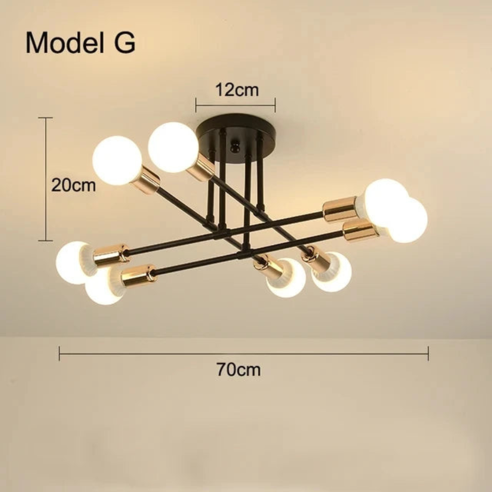 Ceiling Light | Nordic Minimalist Fixture for Living Rooms and Bedrooms