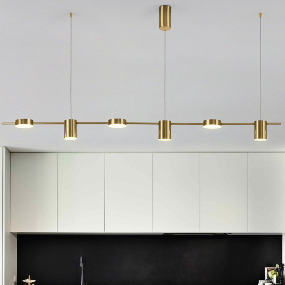 Modern Ceiling Chandelier | Dimmable LED Pendant Light for Living Room and Dining Area