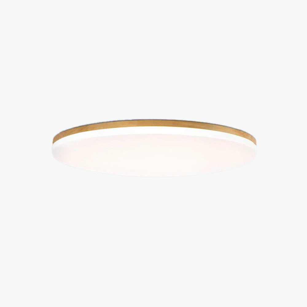 Minimalist Round Flush Mount Ceiling Light | Modern Bedroom Lighting Fixture