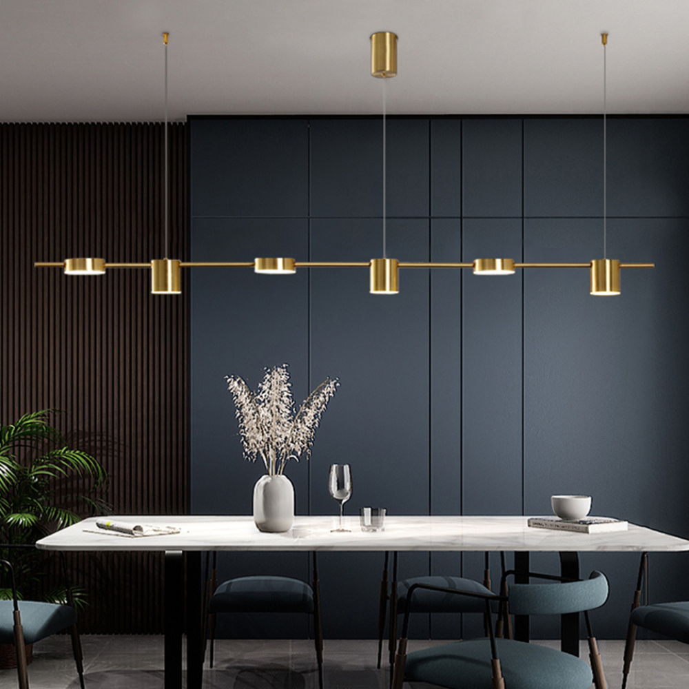 Modern Ceiling Chandelier | Dimmable LED Pendant Light for Living Room and Dining Area
