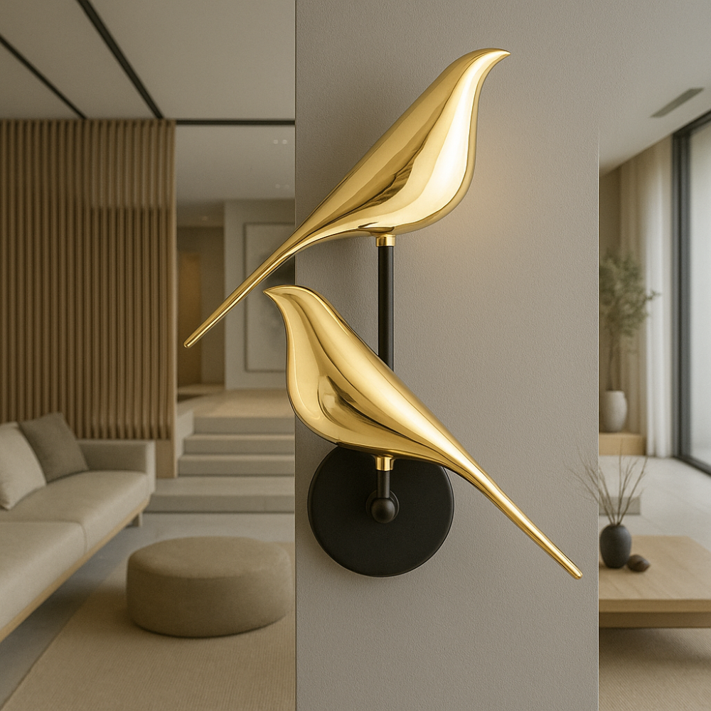 Living Room Elegant Wall Lamp | Modern Bird Design