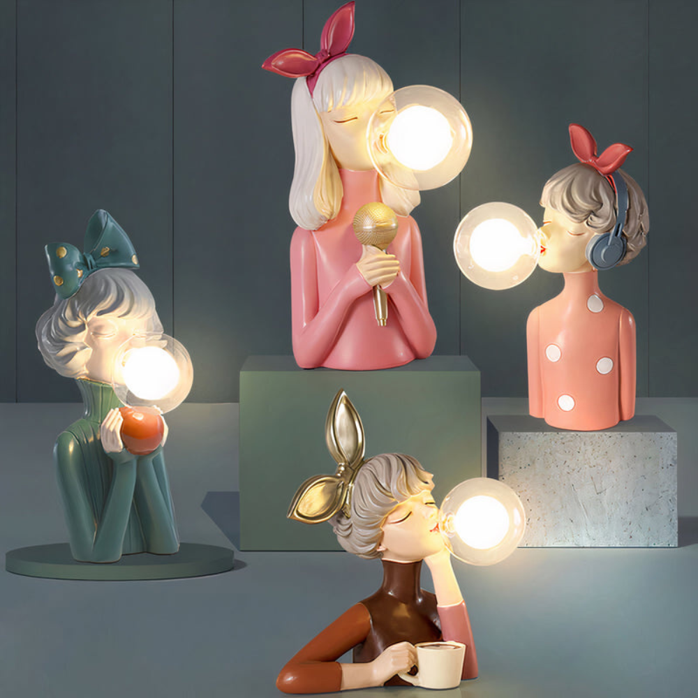 Living Room Elegant Table Lamp | Unique Design Bedside Lamps