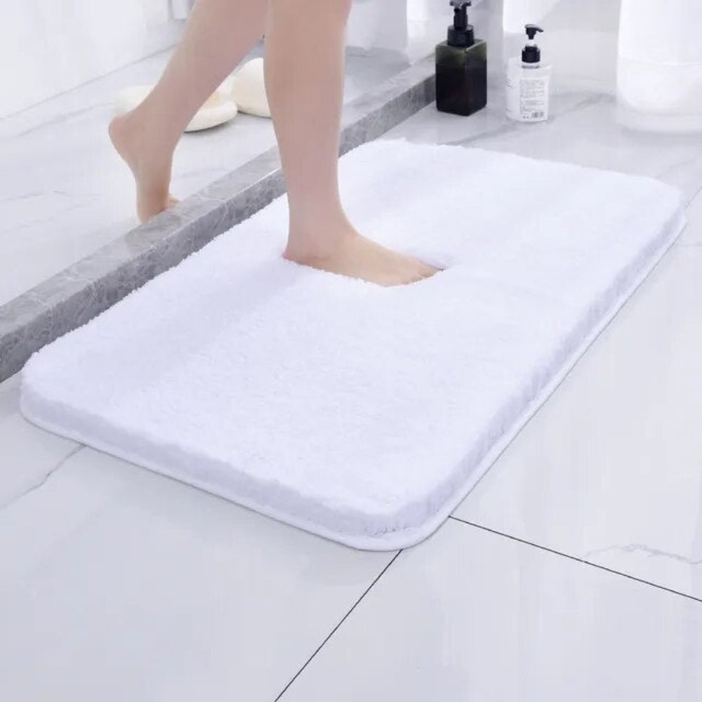 Bathroom Soft Plush Bath Rug | Highly Absorbent Non Slip Design