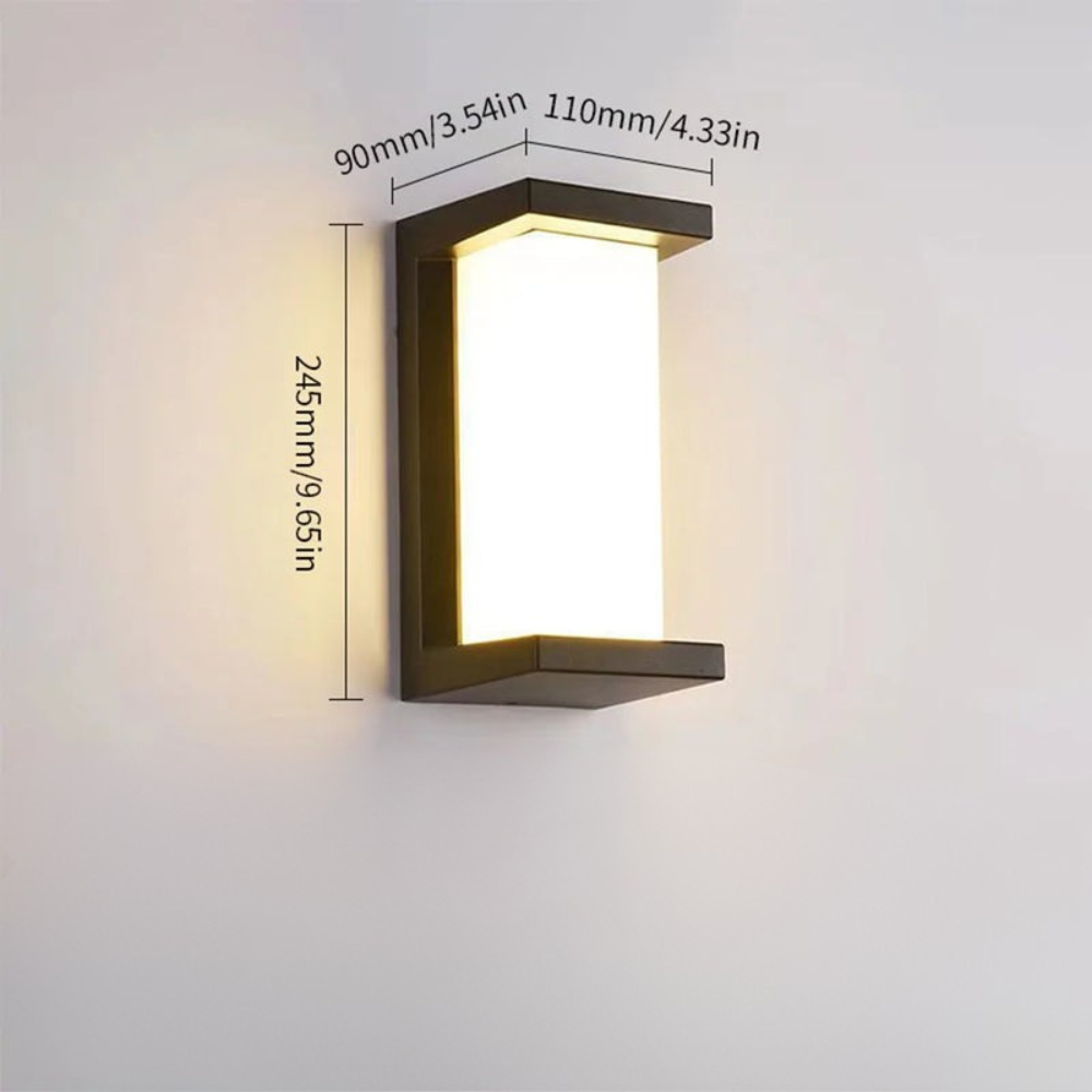 Waterproof Motion Sensor LED Wall Light | Outdoor IP66 Porch & Garden Lamp