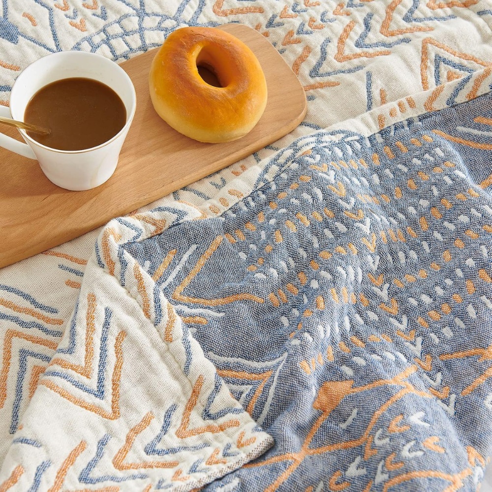Living Room Chic Throw Blanket | Reversible Design for Versatile Styling