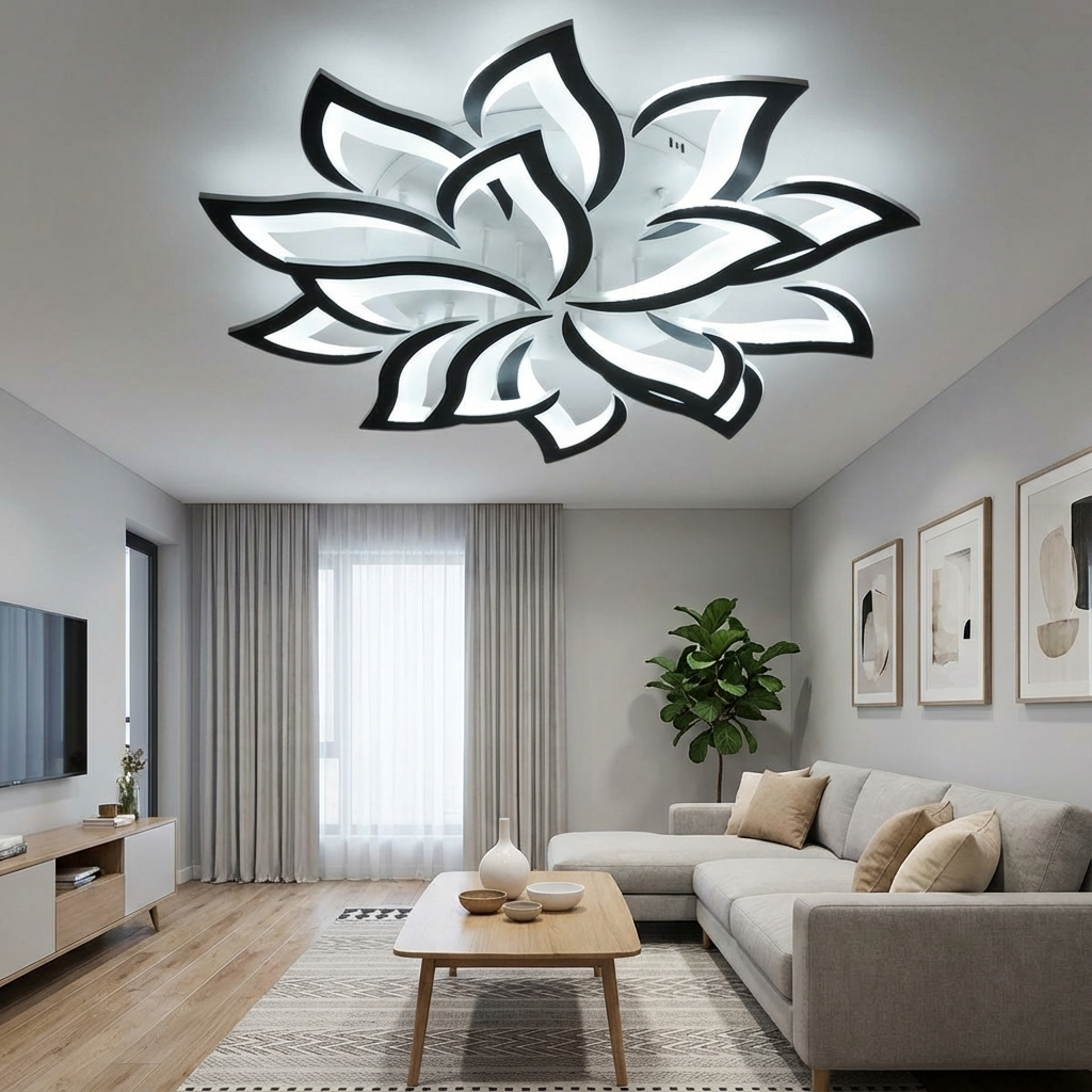 Ceiling Light | Contemporary Flower Shape LED Fixture