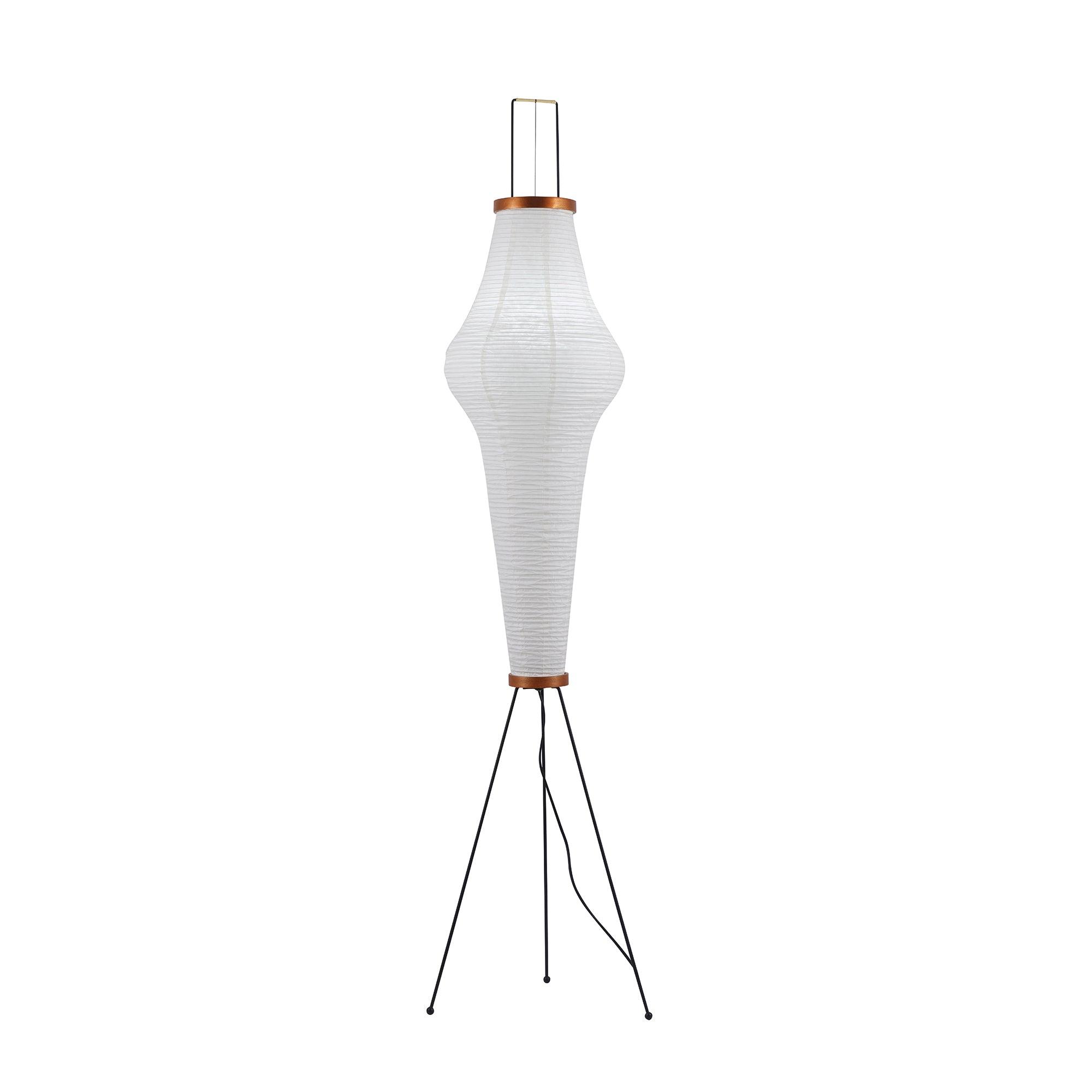 Floor Lamp | Tripod Lighting Fixture with Paper Shade
