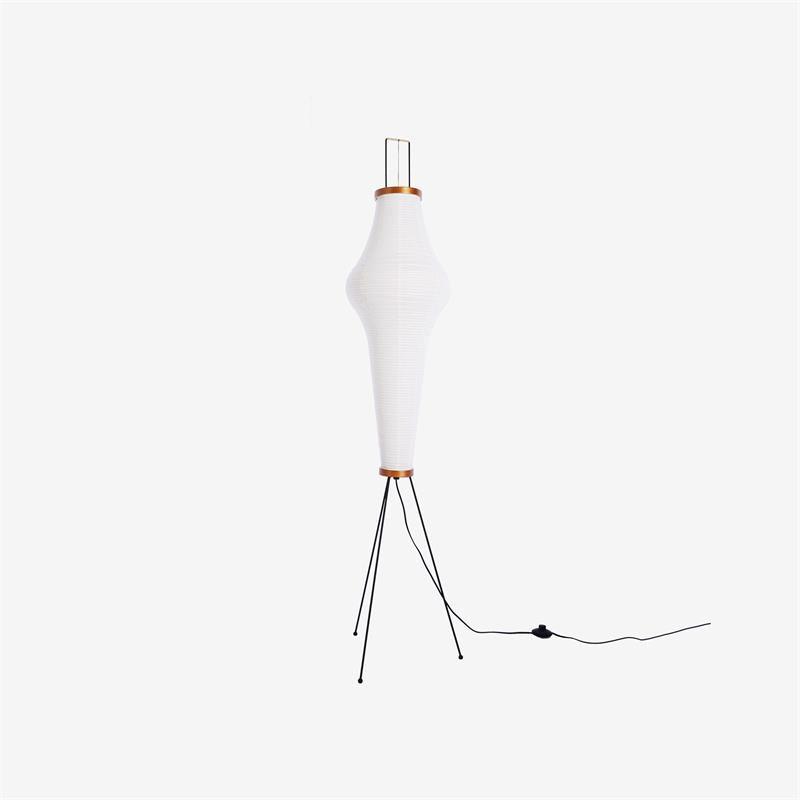 Floor Lamp | Tripod Lighting Fixture with Paper Shade